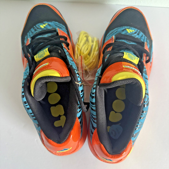 Adidas Agent Gil Restomod Mens Size 10 Team Orange Basketball Shoes GY6481 - Picture 5 of 7